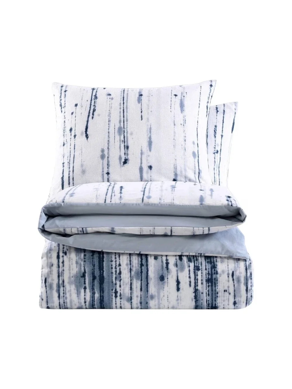 City Scene NWT Full/Queen Size 3pc Cotton Duvet Cover Set In Sokal Blue